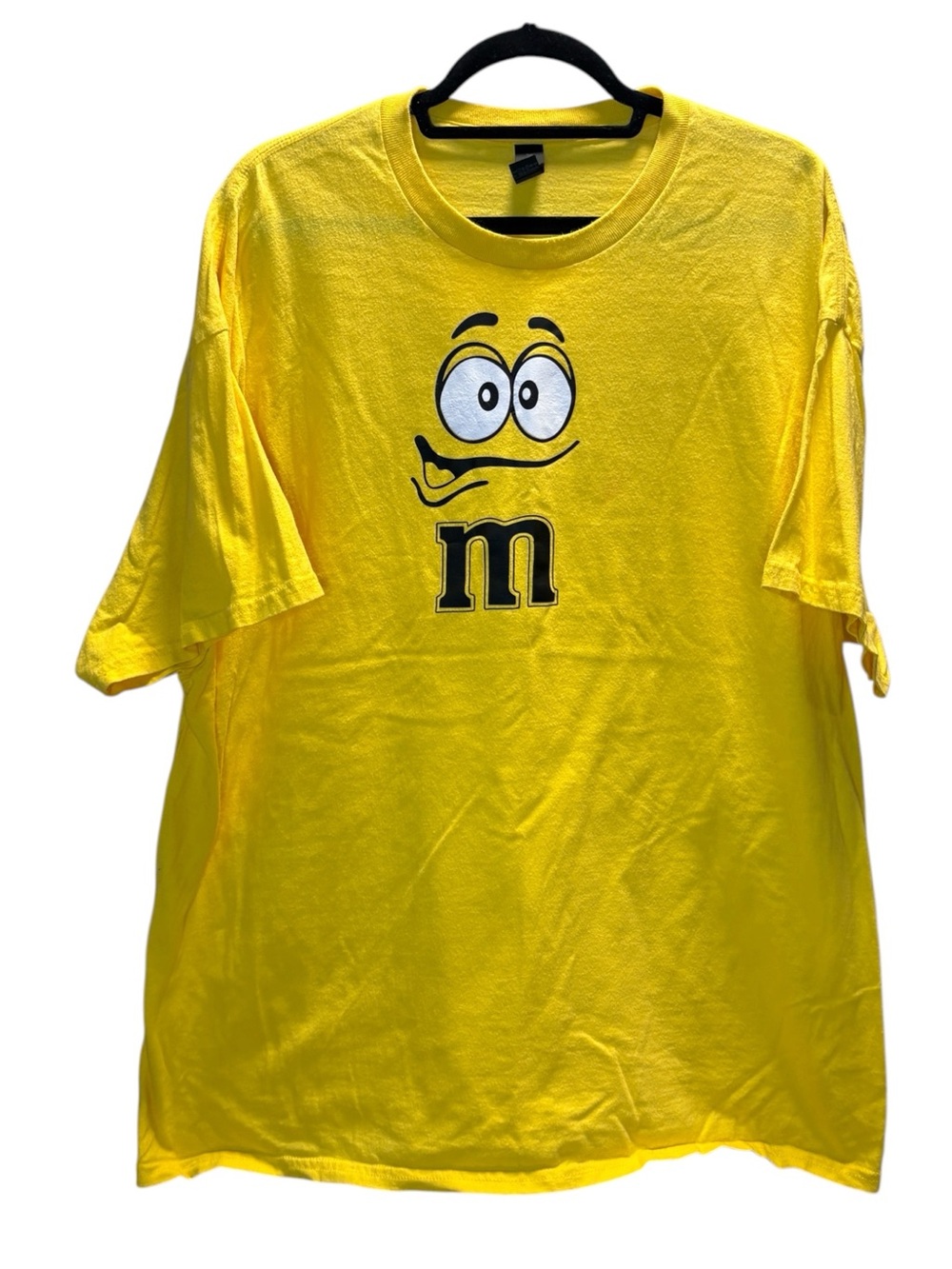 Gildan Yellow Graphic M&M Character Short Sleeve Tee